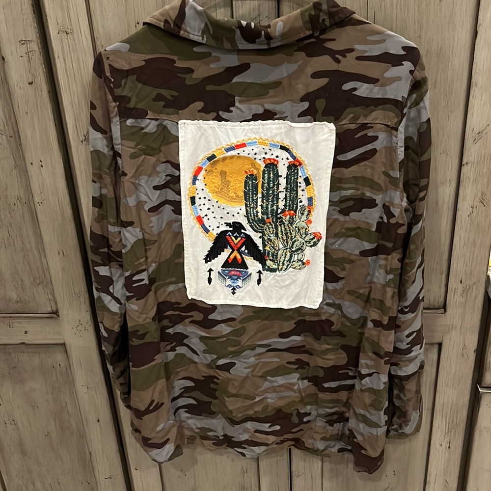 Western camo lightweight coverup